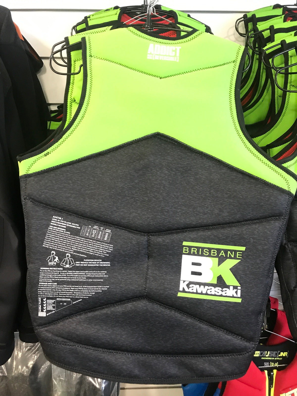 Kawasaki jet sales ski vest